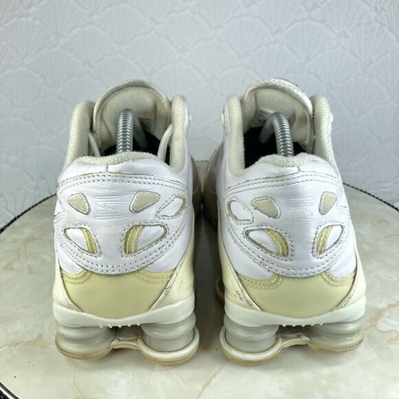 Nike Shox Sneakers Mens 9 White 2007 Monster Running Athletic Workout Gym Shoes - Picture 8 of 15